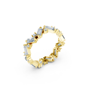 Double Row Diamond Eternity Ring