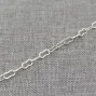 925 Sterling Silver Unfinished Crinkle Chain for Necklace 3