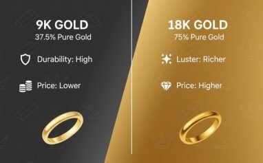 9K vs 18K Gold